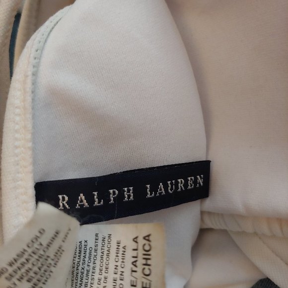 Ralph Lauren Polo Logo Bikini Bathing Suit top and Bottoms blue label - Picture 12 of 12